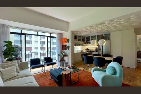 Sala de apartamento à venda com 2 quartos, 75m² em Cerqueira César, São Paulo