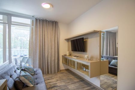 Sala de apartamento para alugar com 1 quarto, 35m² em Real Parque, São Paulo