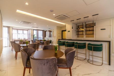 Studio para alugar com 25m², 1 quarto e sem vaga Studio para alugar com 25m², 1 quarto e sem vagaÁrea comum - Salão de festas