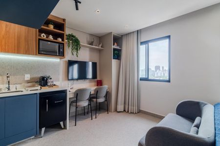 Studio de kitnet/studio para alugar com 1 quarto, 25m² em Pinheiros, São Paulo