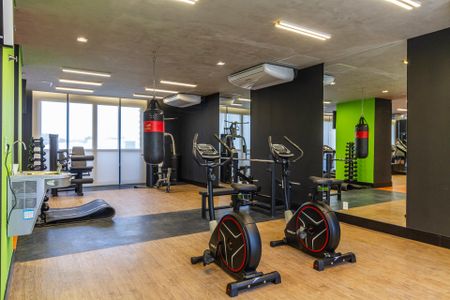 Studio para alugar com 25m², 1 quarto e sem vaga Studio para alugar com 25m², 1 quarto e sem vagaÁrea comum - Academia