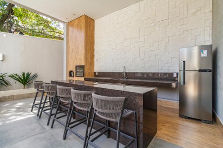 Studio para alugar com 25m², 1 quarto e sem vaga Studio para alugar com 25m², 1 quarto e sem vagaÁrea comum - Churrasqueira