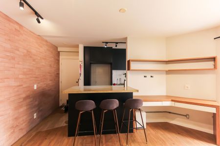 Sala de apartamento para alugar com 1 quarto, 55m² em Belenzinho, São Paulo