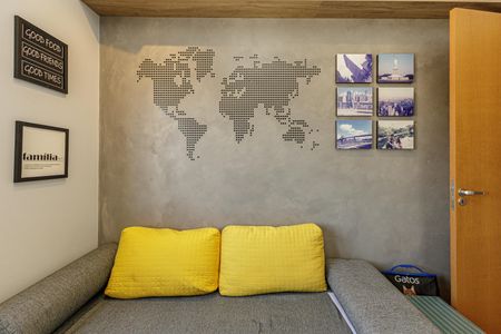 Apartamento à venda com 80m², 3 quartos e 2 vagasQuarto 2 