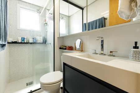 Apartamento à venda com 80m², 3 quartos e 2 vagasBanheiro da Suíte