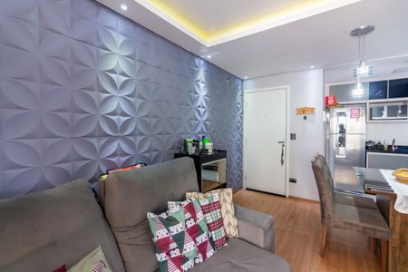 Sala  de apartamento à venda com 2 quartos, 48m² em Recanto das Rosas, Osasco