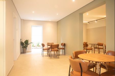 Apartamento para alugar com 24m², 1 quarto e sem vagaÁrea comum - Salão de festas