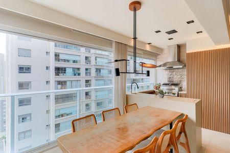 Varanda Gourmet de apartamento à venda com 2 quartos, 103m² em Brooklin, São Paulo