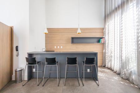 Apartamento para alugar com 45m², 1 quarto e 1 vagaSalão de Festas