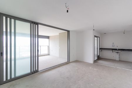 Sala de apartamento à venda com 3 quartos, 125m² em Campo Belo, São Paulo