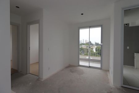 Sala de apartamento à venda com 2 quartos, 43m² em Jardim, Santo André