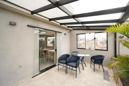 Apartamento à venda com 40m², 2 quartos e 1 vagaÁrea externa do salão de festas