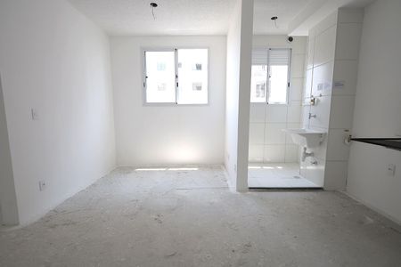 Sala / Cozinha / Área de Serviço de apartamento à venda com 2 quartos, 37m² em Jardim, Santo André