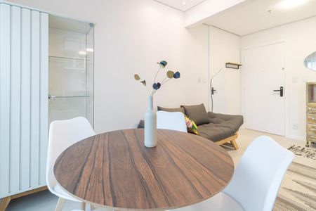 Sala de Jantar de apartamento para alugar com 1 quarto, 45m² em Indianópolis, São Paulo
