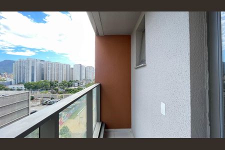 Varanda da Sala de apartamento para alugar com 2 quartos, 43m² em Santo Cristo, Rio de Janeiro