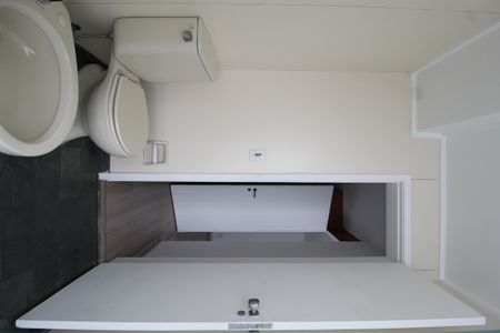 Banheiro da Suíte de apartamento para alugar com 1 quarto, 58m² em Vila Helena, São Paulo