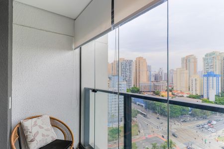 Studio à venda com 24m², 1 quarto e sem vagaVaranda