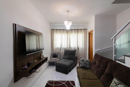 Sala e Cozinha de casa de condomínio à venda com 2 quartos, 95m² em Jardim Aricanduva, São Paulo