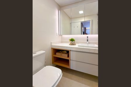 Apartamento para alugar com 138m², 3 quartos e 2 vagasBanheiro da Suíte 1