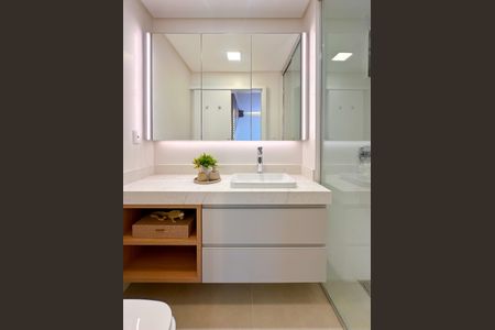 Apartamento para alugar com 138m², 3 quartos e 2 vagasBanheiro da Suíte 1