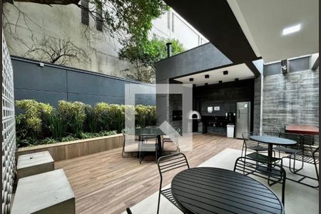 Área comum de kitnet/studio para alugar com 1 quarto, 31m² em Cerqueira César, São Paulo