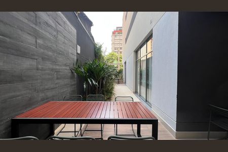 Studio à venda com 31m², 1 quarto e sem vagaChurrasqueira