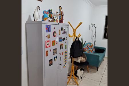 Sala de apartamento à venda com 2 quartos, 50m² em Cidade São Jorge, Santo André