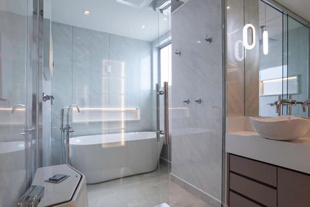 Apartamento à venda com 120m², 3 quartos e 2 vagasBanheiro da suíte 