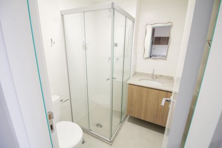 Studio para alugar com 25m², 1 quarto e sem vaga Studio para alugar com 25m², 1 quarto e sem vagaBanheiro