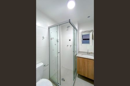 Banheiro de kitnet/studio para alugar com 1 quarto, 25m² em Alto da Mooca, São Paulo