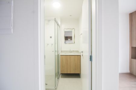 Studio para alugar com 25m², 1 quarto e sem vaga Studio para alugar com 25m², 1 quarto e sem vagaBanheiro