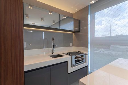 Varanda gourmet de apartamento à venda com 3 quartos, 120m² em Castelo, Belo Horizonte