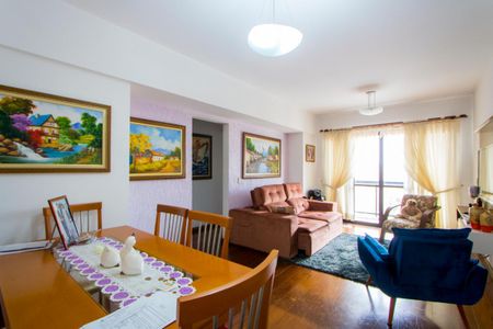 Sala de apartamento à venda com 3 quartos, 98m² em Vila Valparaíso, Santo André