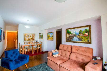 Sala de apartamento à venda com 3 quartos, 98m² em Vila Valparaíso, Santo André