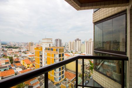Varanda do quarto 1 de apartamento à venda com 3 quartos, 98m² em Vila Valparaíso, Santo André