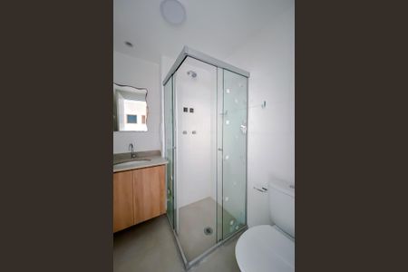 Banheiro de kitnet/studio para alugar com 1 quarto, 25m² em Alto da Mooca, São Paulo