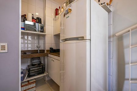 Sala - Cozinha de apartamento para alugar com 1 quarto, 48m² em Jardim Paulista, São Paulo