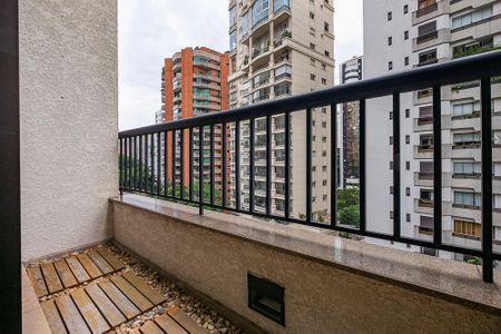 Sala - Varanda de apartamento para alugar com 1 quarto, 48m² em Jardim Paulista, São Paulo