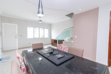 Sala de casa de condomínio para alugar com 3 quartos, 141m² em Vila Rui Barbosa, São Paulo