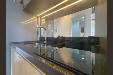 Cozinha de kitnet/studio para alugar com 1 quarto, 19m² em Vila Olímpia, São Paulo