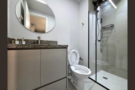 Studio para alugar com 25m², 1 quarto e sem vagaBanheiro da Suíte