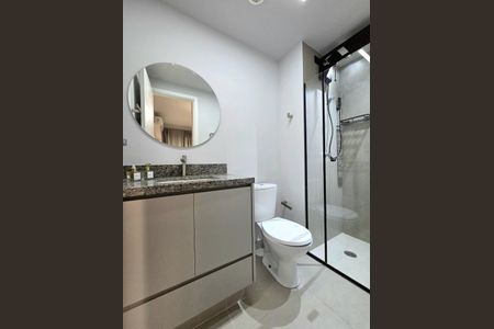 Studio para alugar com 25m², 1 quarto e sem vagaBanheiro da Suíte