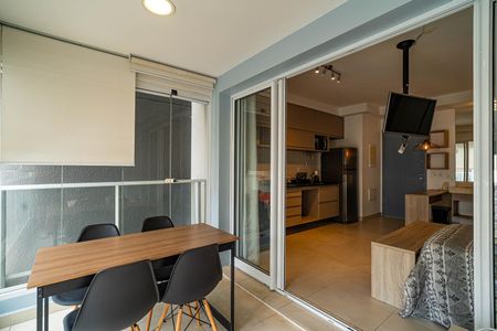 Studio para alugar com 35m², 1 quarto e 1 vagaVaranda