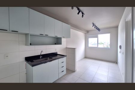 Sala/Cozinha/Área de serviço de apartamento para alugar com 1 quarto, 27m² em Bom Retiro, São Paulo