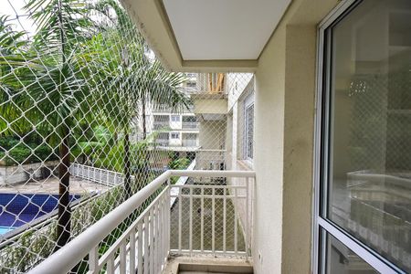 Varanda da Sala de kitnet/studio para alugar com 1 quarto, 33m² em Panamby, São Paulo