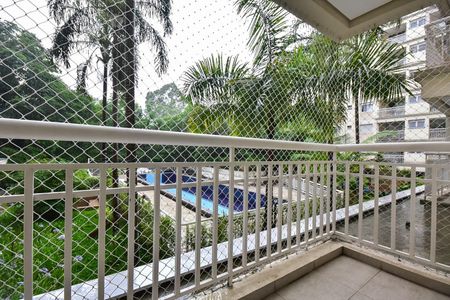 Varanda da Sala de kitnet/studio para alugar com 1 quarto, 33m² em Panamby, São Paulo