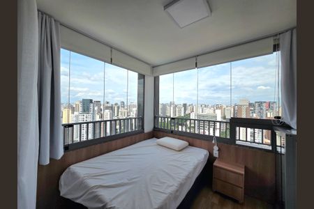 Studio para alugar com 32m², 1 quarto e sem vagaQuarto