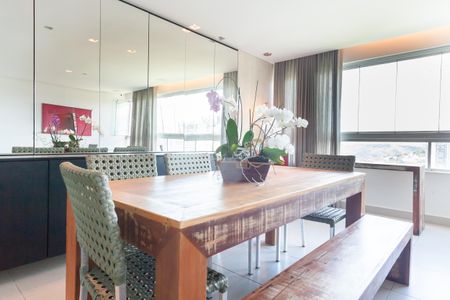 Sala de Jantar de apartamento à venda com 3 quartos, 120m² em Vale do Sereno, Nova Lima