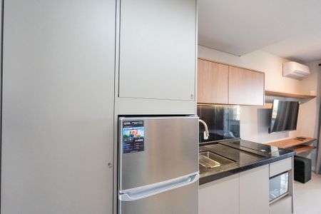 Studio para alugar com 29m², 1 quarto e sem vaga Studio para alugar com 29m², 1 quarto e sem vagaCozinha