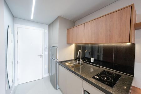 Studio para alugar com 29m², 1 quarto e sem vaga Studio para alugar com 29m², 1 quarto e sem vagaCozinha